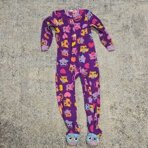 Circo Purple Owl Print Kids Footie